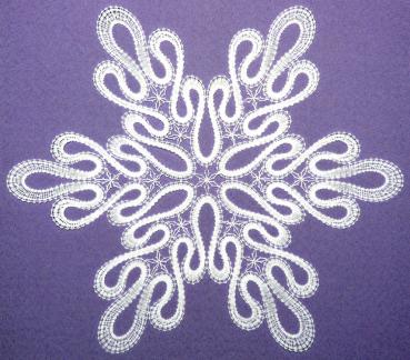 Preview: 198 Klöppelbrief Runde Decke „Loops“